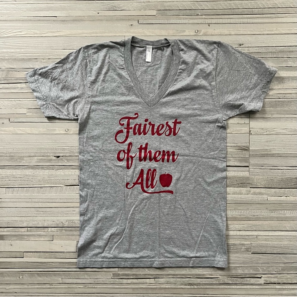 ✨ American Apparel “Fairest of Them All” V-Neck Tee – Size Small ✨
